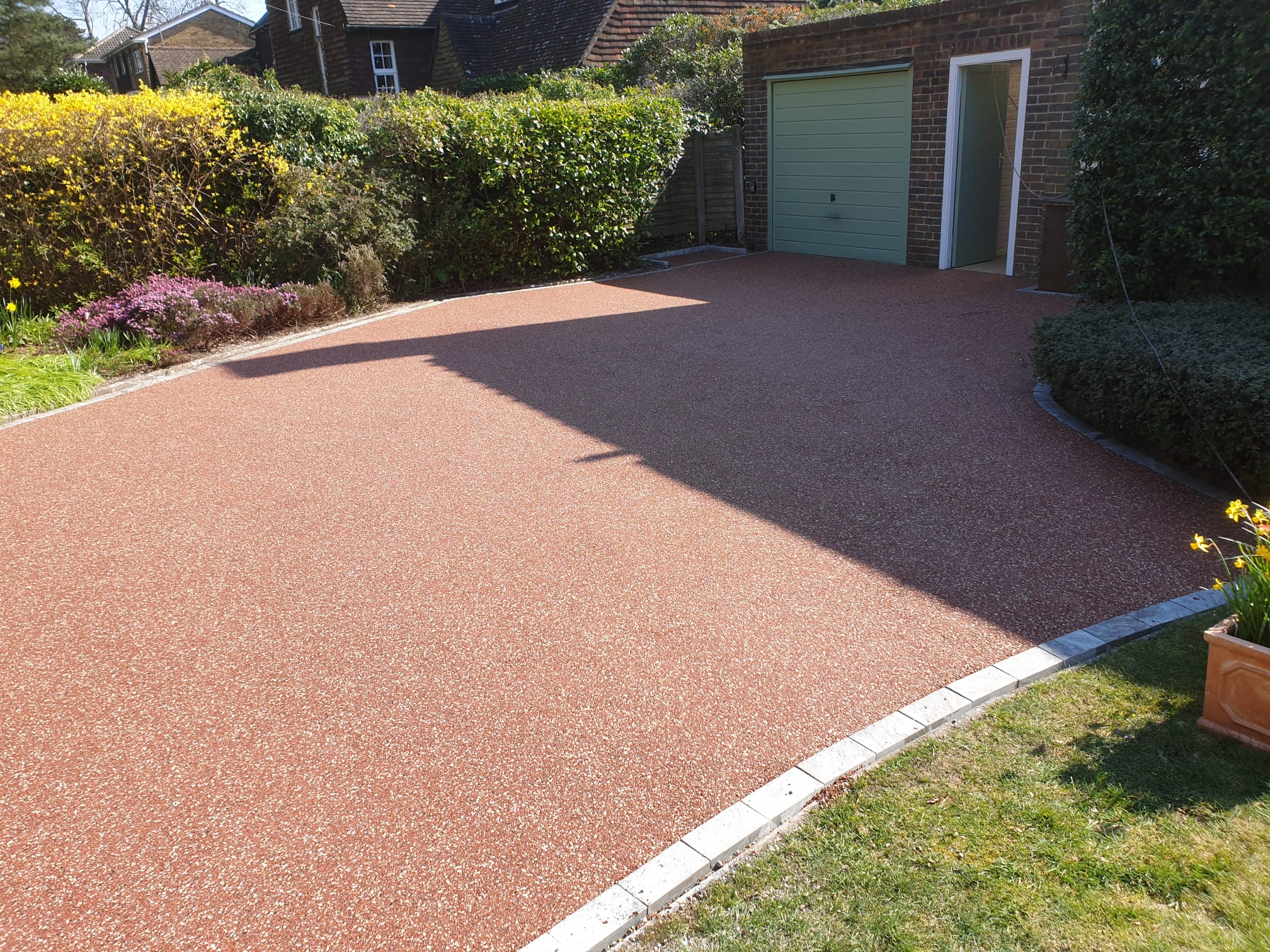 Expert block paving installation with precise finish
